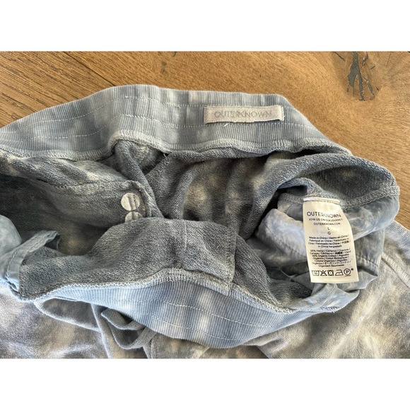 Outerknown blue tye dye style drawstring shorts size Large - Picture 5 of 9